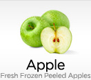 Fresh Frozen Peeled Apple