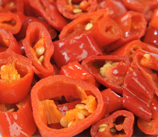 Fermented Red Lombardi Pepper Rings