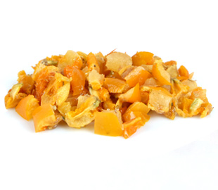Oven Roasted Semi-Dried IQF Frozen Marinated 10x10 Diced Yellow Tomatoes