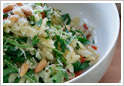 Orzo with Rocket, Semi-Dried Tomatoes and Pine Nuts