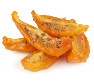 Oven Roasted Semi-Dried IQF Frozen Marinated Segment Yellow Tomatoes