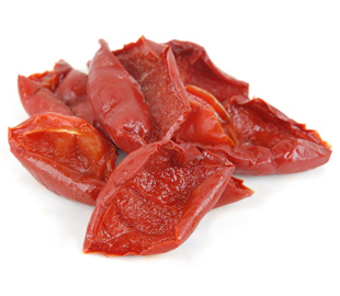 Oven Roasted Semi-Dried IQF Frozen 1/4 Segment Tomato Peppers